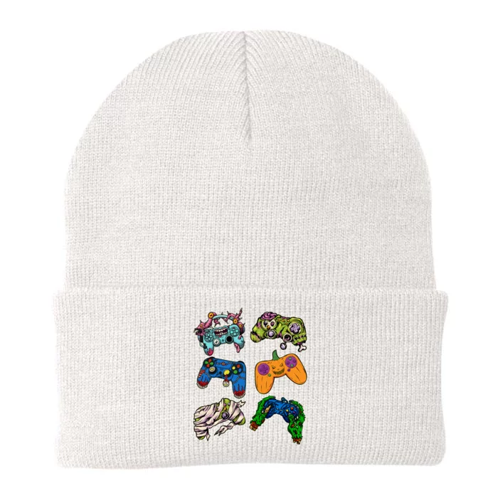 Halloween Monster Video Game Controllers Knit Cap Winter Beanie