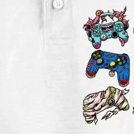 Halloween Monster Video Game Controllers Dry Zone Grid Performance Polo