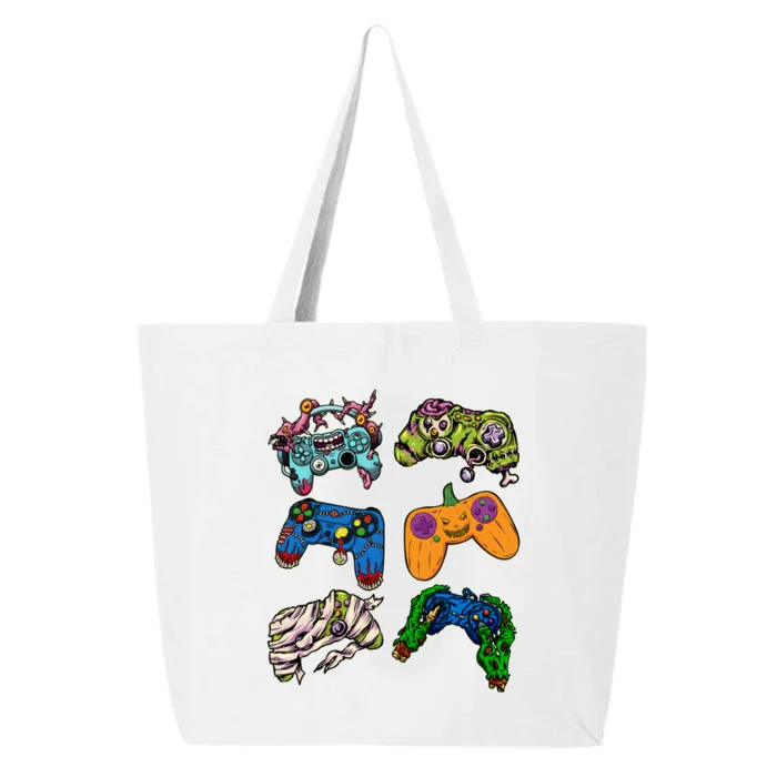 Halloween Monster Video Game Controllers 25L Jumbo Tote