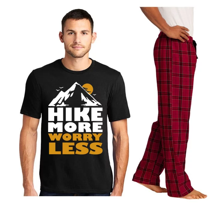 Hike More Worry Less Fun Hiking And Camping Hiker Gift Pajama Set