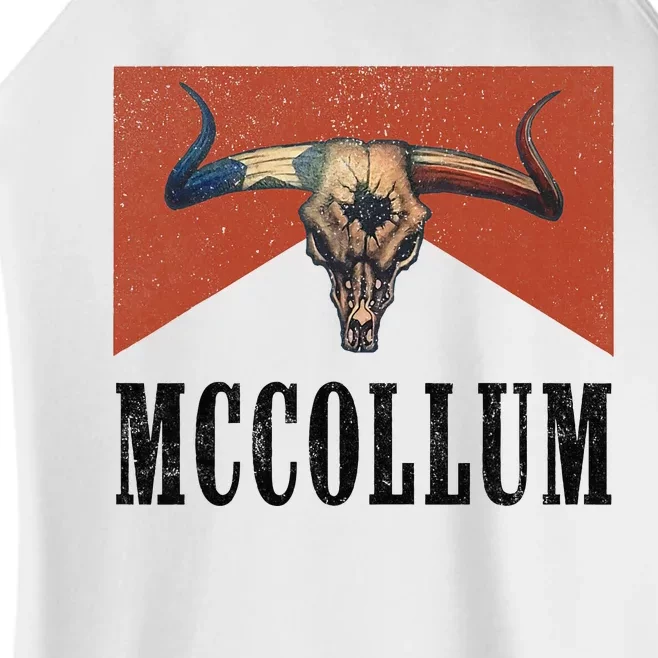 Howdy Mccollum Western Mccollum Punchy Cowboy Cowgirl Style Women’s Perfect Tri Rocker Tank