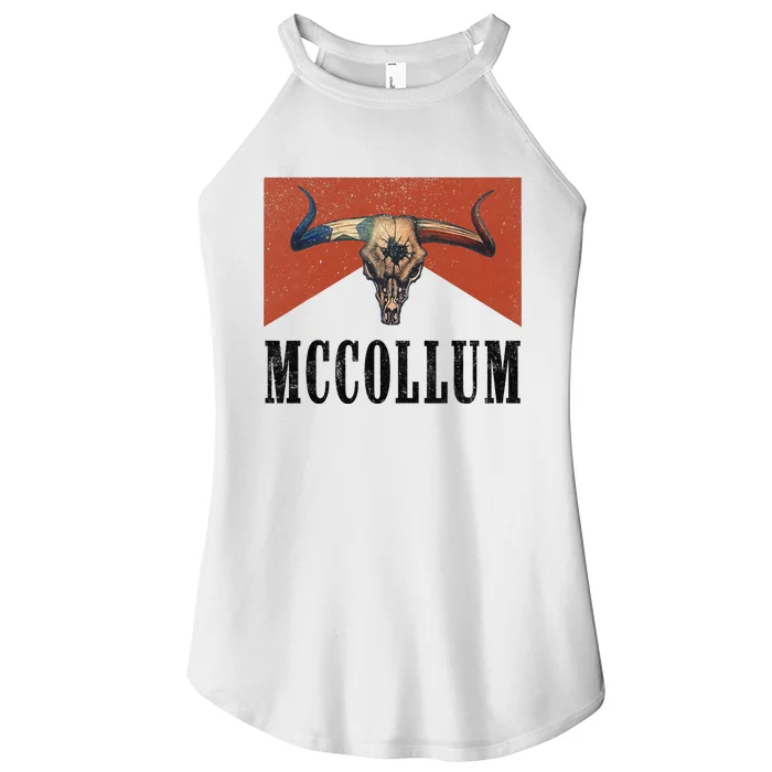 Howdy Mccollum Western Mccollum Punchy Cowboy Cowgirl Style Women’s Perfect Tri Rocker Tank