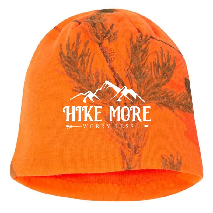 Hike More Worry Less Kati - Camo Knit Beanie