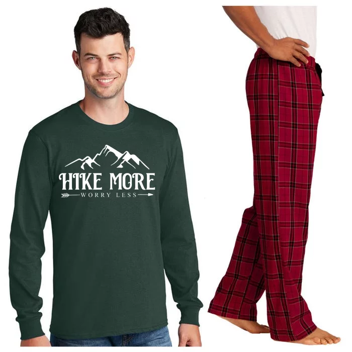 Hike More Worry Less Long Sleeve Pajama Set