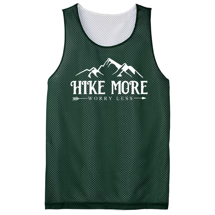 Hike More Worry Less Mesh Reversible Basketball Jersey Tank