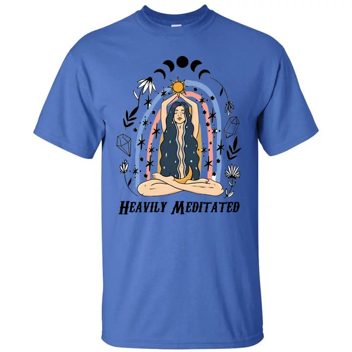 Heavily Meditated Witchcraft Witchy Spiritual Crystal Lover Meaningful Gift Tall T-Shirt