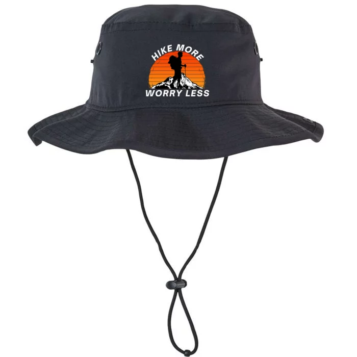 Hike More Worry Less, Social Distancing, Hiking, Nature, Camping Legacy Cool Fit Booney Bucket Hat