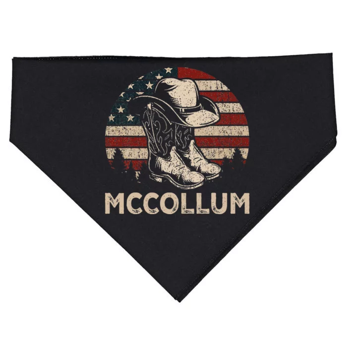 Howdy Mccollum Western Mccollum Punchy Cowboy Cowgirl Style USA-Made Doggie Bandana