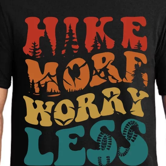 Hike More Worry Less Women Hiking Pajama Set