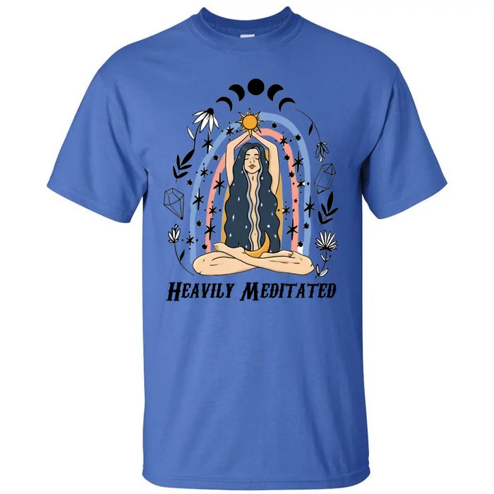 Heavily Meditated Witchcraft Witchy Spiritual Crystal Lover Cute Gift Tall T-Shirt