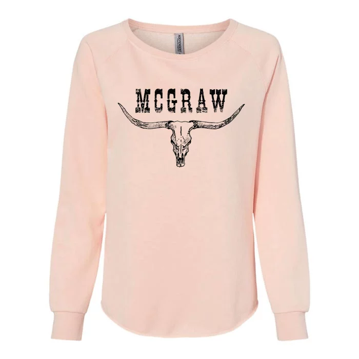 Howdy Mcgraw Western Mcgraw Cowboy Womens California Wash Sweatshirt