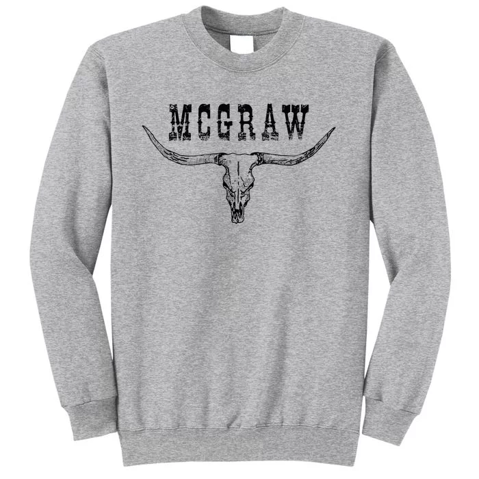 Howdy Mcgraw Western Mcgraw Cowboy Tall Sweatshirt