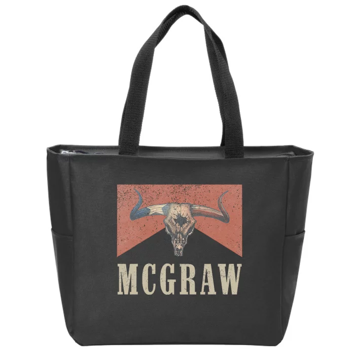 Howdy Mcgraw Western Mcgraw Cowboy Zip Tote Bag