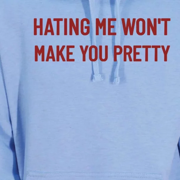 Hating Me Wont Make You Pretty Funny Quotes Sarcasm Unisex Surf Hoodie