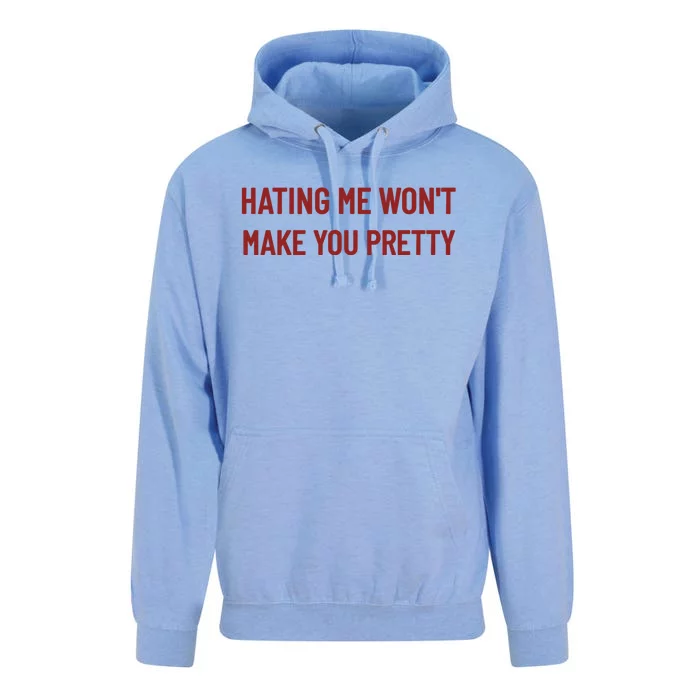 Hating Me Wont Make You Pretty Funny Quotes Sarcasm Unisex Surf Hoodie