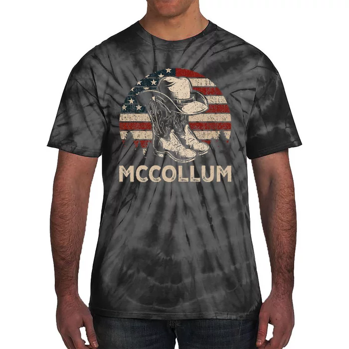 Howdy Mccollum Western Mccollum Punchy Cowboy Cowgirl Style Tie-Dye T-Shirt