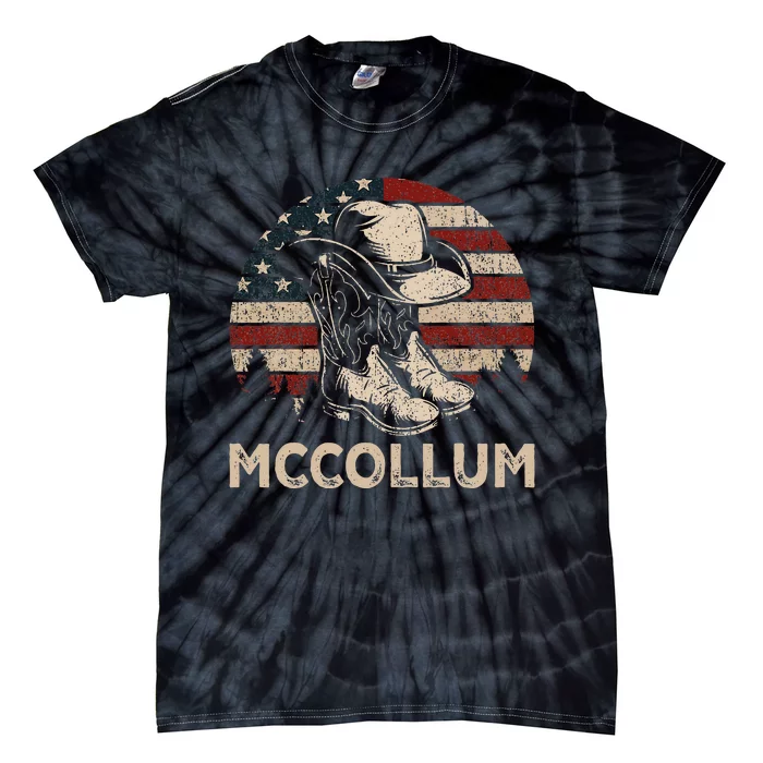 Howdy Mccollum Western Mccollum Punchy Cowboy Cowgirl Style Tie-Dye T-Shirt