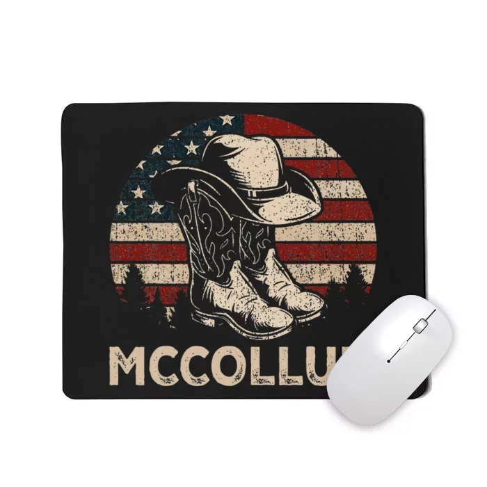 Howdy Mccollum Western Mccollum Punchy Cowboy Cowgirl Mousepad