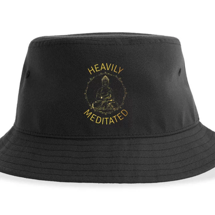 Heavily Meditated Yoga Meditation Spiritual Warrior Buddhist Sustainable Bucket Hat