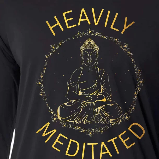 Heavily Meditated Yoga Meditation Spiritual Warrior Buddhist Cooling Performance Long Sleeve Crew