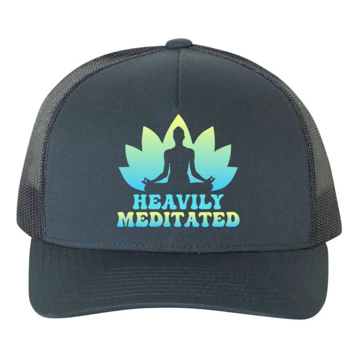 Heavily Meditated Yoga Class Instructor Gift Yupoong Adult 5-Panel Trucker Hat