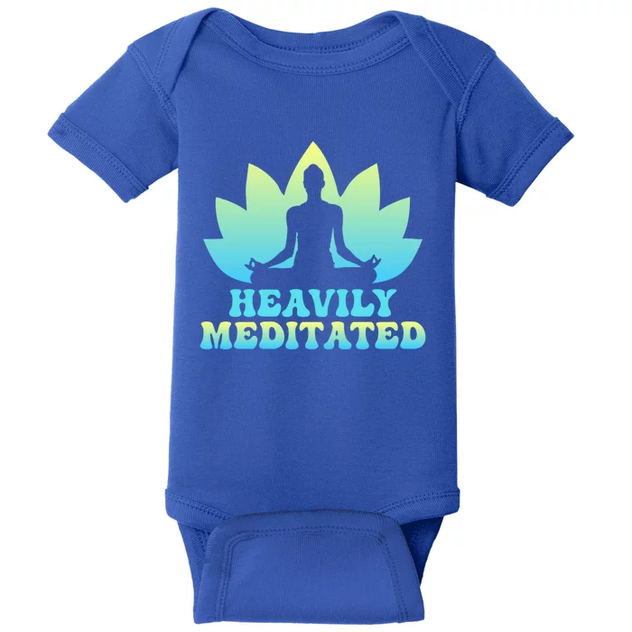 Heavily Meditated Yoga Class Instructor Gift Baby Bodysuit