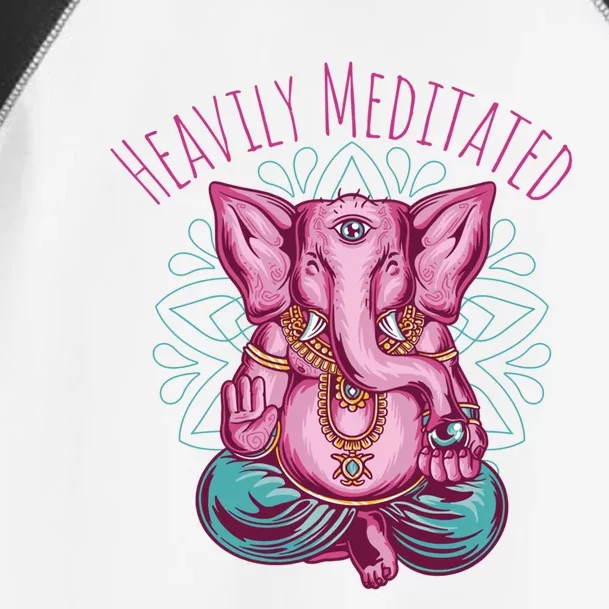 Heavily Meditated Yoga Meditation Ganesh Buddha Third Eye Gift Toddler Fine Jersey T-Shirt