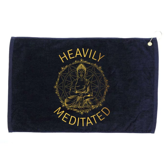 Heavily Meditated Yoga Meditation Spiritual Warrior Buddhist Cool Gift Grommeted Golf Towel