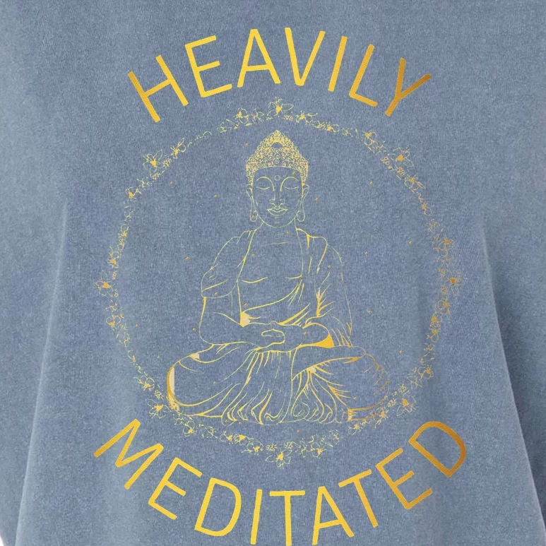 Heavily Meditated Yoga Meditation Spiritual Warrior Buddhist Garment-Dyed Women's Muscle Tee