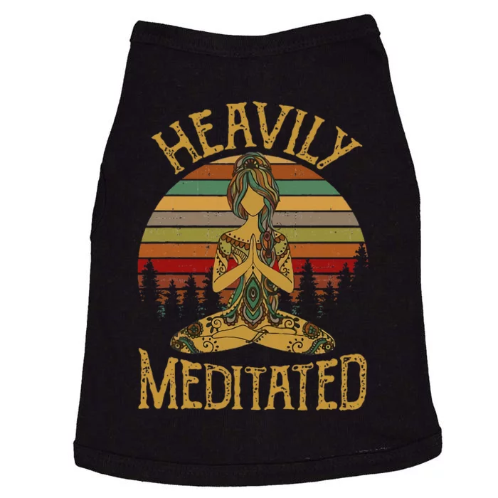 Heavily Meditated Yoga Meditation Spiritual Doggie Tank