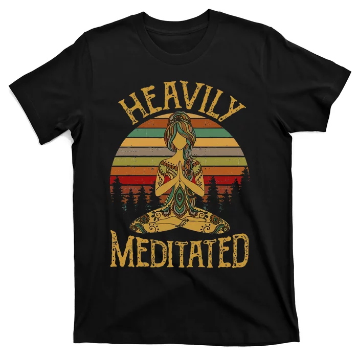 Heavily Meditated Yoga Meditation Spiritual T-Shirt