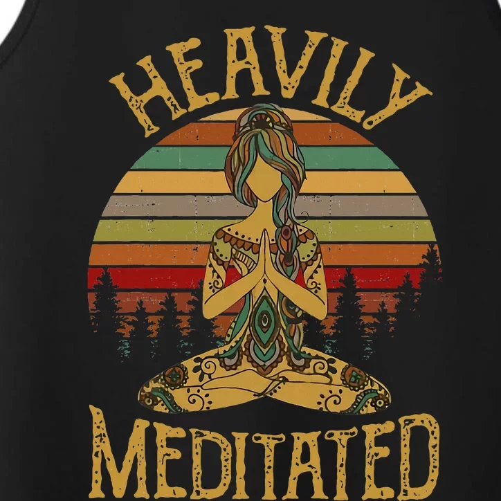 Heavily Meditated Yoga Meditation Spiritual Performance Tank