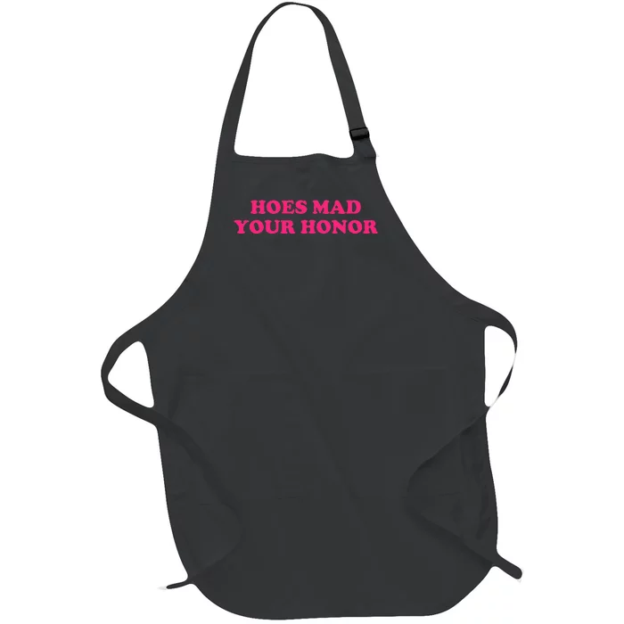 Hoes Mad Your Honor Apparel Full-Length Apron With Pocket