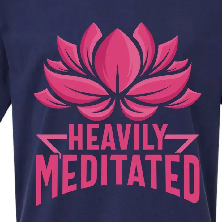 Heavily Meditate Yoga Great Gift Meditated Yoga Meditation Spiritual Cool Gift Sueded Cloud Jersey T-Shirt