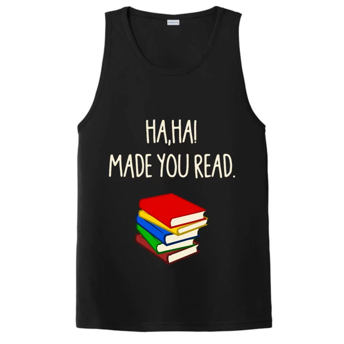 Haha Made You Read April Fools Day Teacher Performance Tank