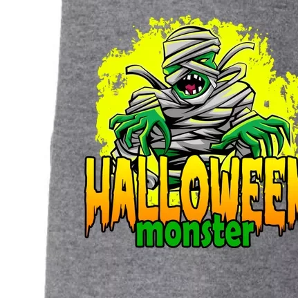 Halloween Monster Zombie Doggie 3-End Fleece Hoodie