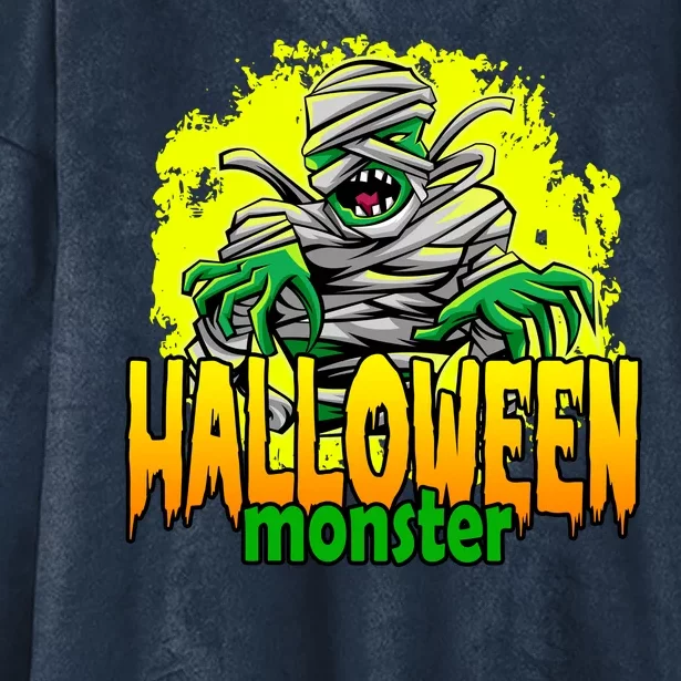 Halloween Monster Zombie Hooded Wearable Blanket