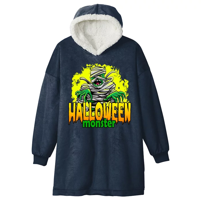 Halloween Monster Zombie Hooded Wearable Blanket