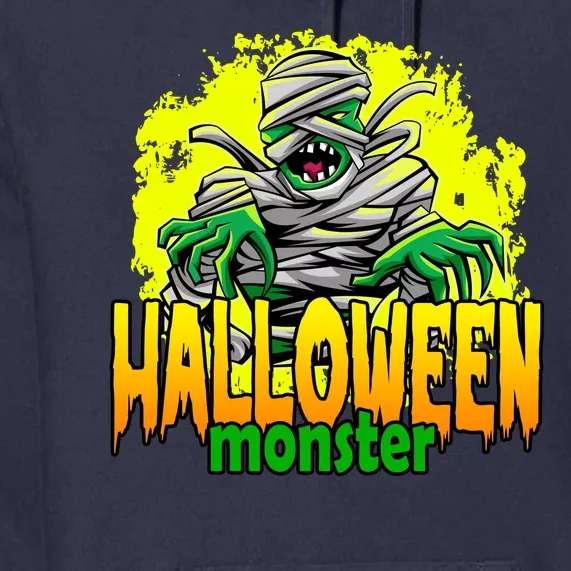 Halloween Monster Zombie Premium Hoodie