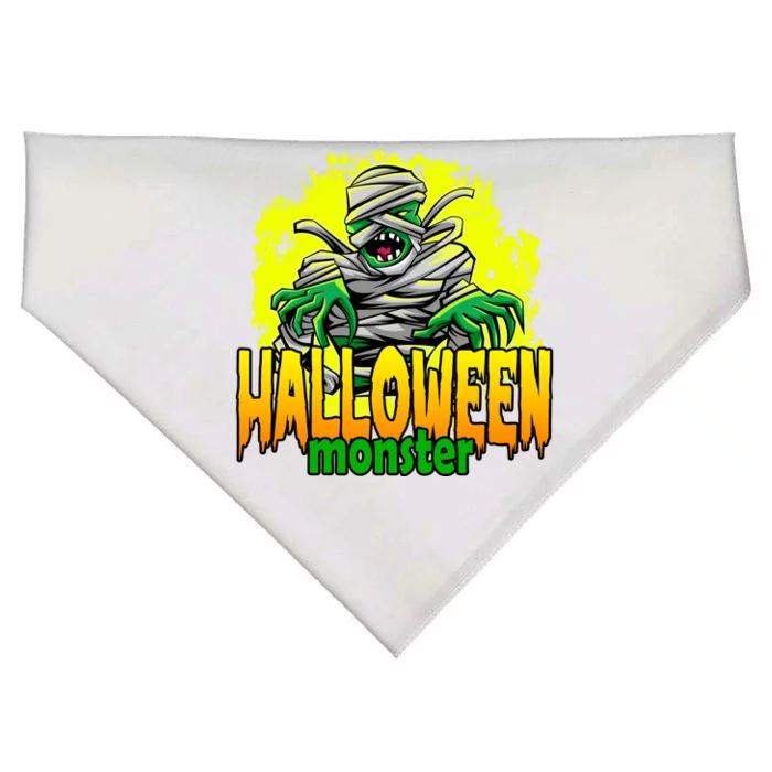 Halloween Monster Zombie USA-Made Doggie Bandana