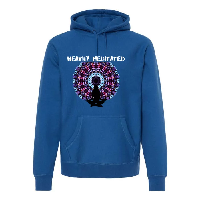 Heavily Meditated Zen Great Gift Yoga Cool Gift Zen Premium Hoodie