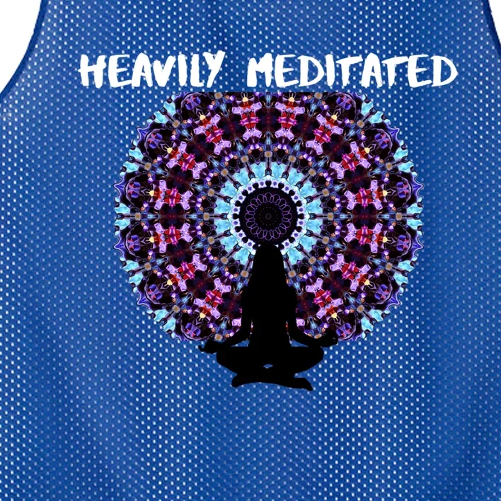 Heavily Meditated Zen Great Gift Yoga Cool Gift Zen Mesh Reversible Basketball Jersey Tank