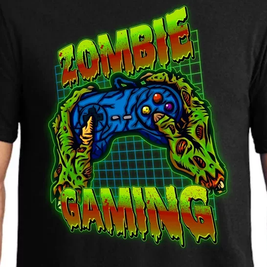 Halloween Monster Zombie Gaming Video Gamer Addict Pajama Set