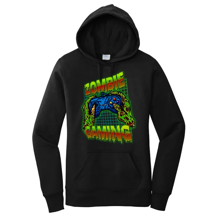 Halloween Monster Zombie Gaming Video Gamer Addict Women's Pullover Hoodie