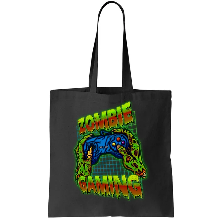 Halloween Monster Zombie Gaming Video Gamer Addict Tote Bag