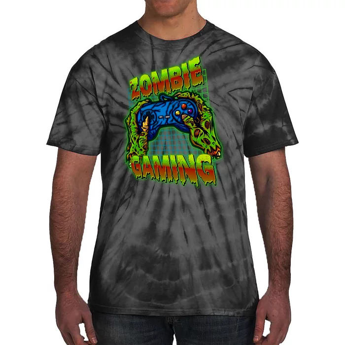 Halloween Monster Zombie Gaming Video Gamer Addict Tie-Dye T-Shirt