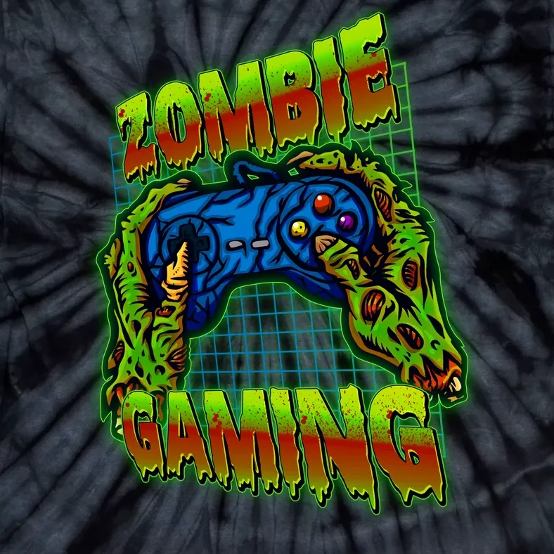 Halloween Monster Zombie Gaming Video Gamer Addict Tie-Dye T-Shirt