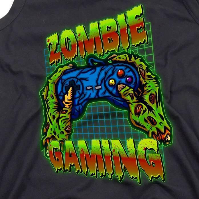 Halloween Monster Zombie Gaming Video Gamer Addict Tank Top