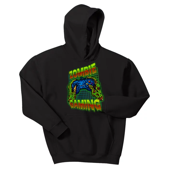 Halloween Monster Zombie Gaming Video Gamer Addict Kids Hoodie