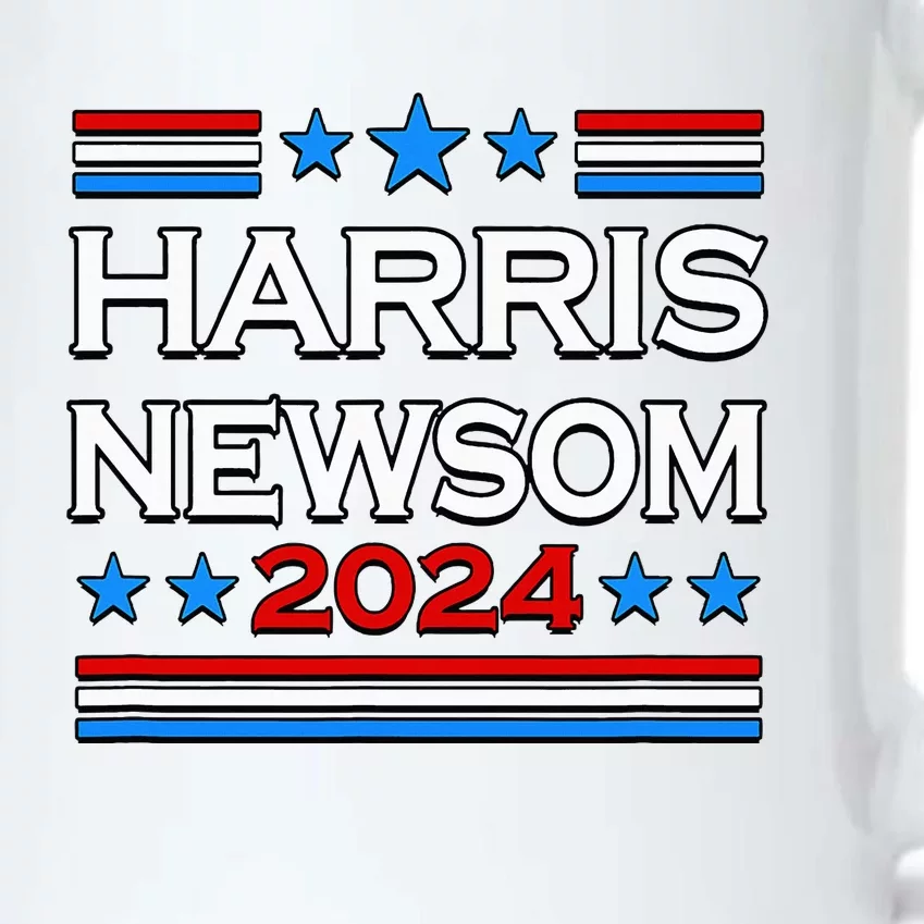 Harris Newsom 2024 For President Black Color Changing Mug